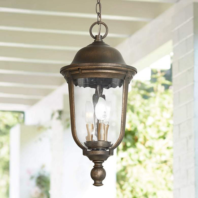 取寄せ】ヘブンウッド3灯ペンダントライト｜ガラスシェード