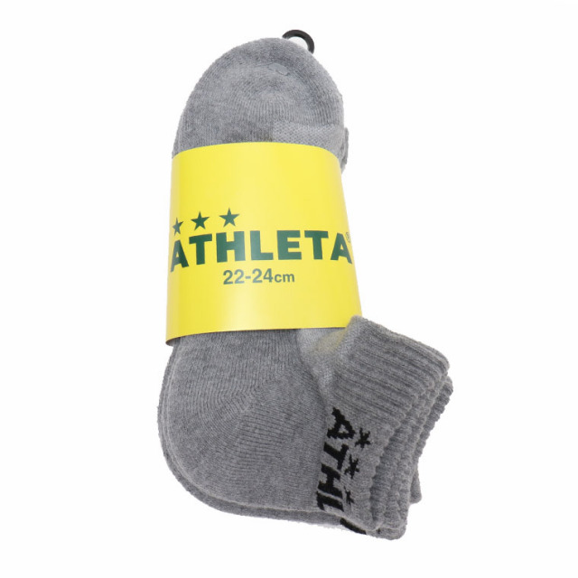 ATHLETA(アスレタ) 3Pアンクルソックス 同色3足セット 05240