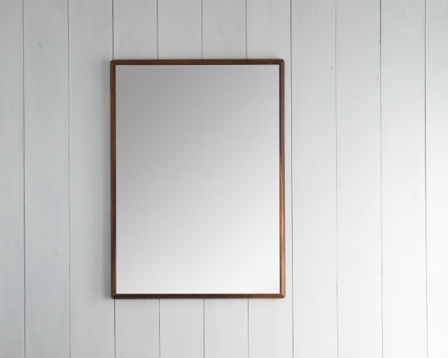 ステラ ウォールナット ウォールミラー W64×88 壁掛け 全身 鏡