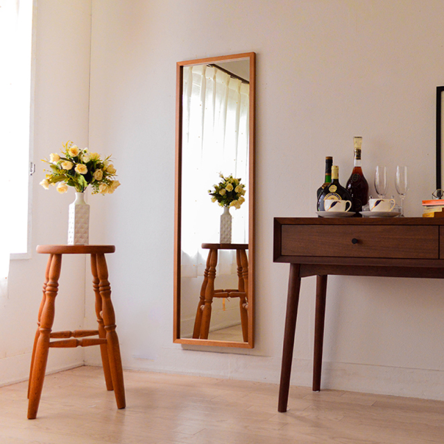 壁掛け ミラー 全身鏡 姿見 日本製 W410×1300 ジェミニ