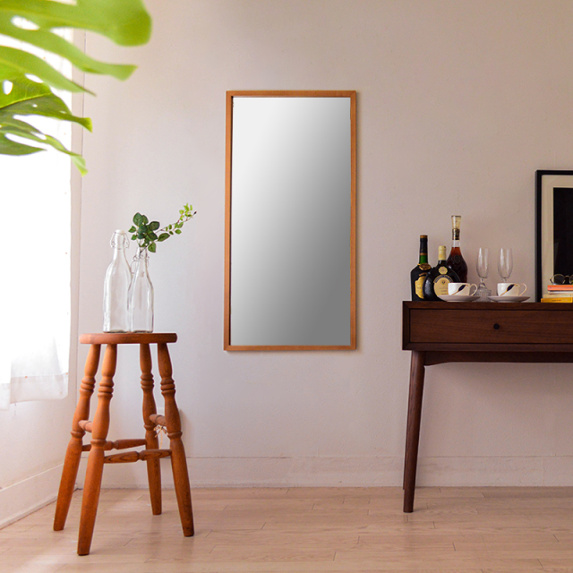 壁掛け ミラー 全身鏡 姿見 日本製 W500×1000 ジェミニ