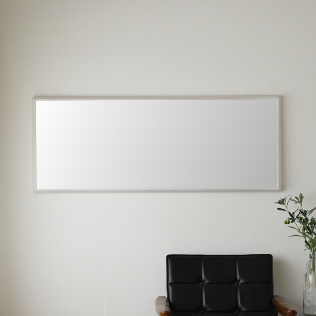 SENNOKI ステラ 全身鏡 姿見 壁掛けミラー 天然木 ホワイトアッシュ 48