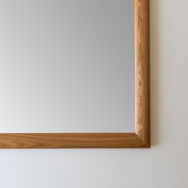 SENNOKI SOL ソル 51x131cm ホワイトオーク材 姿見 壁掛けミラー 全身鏡