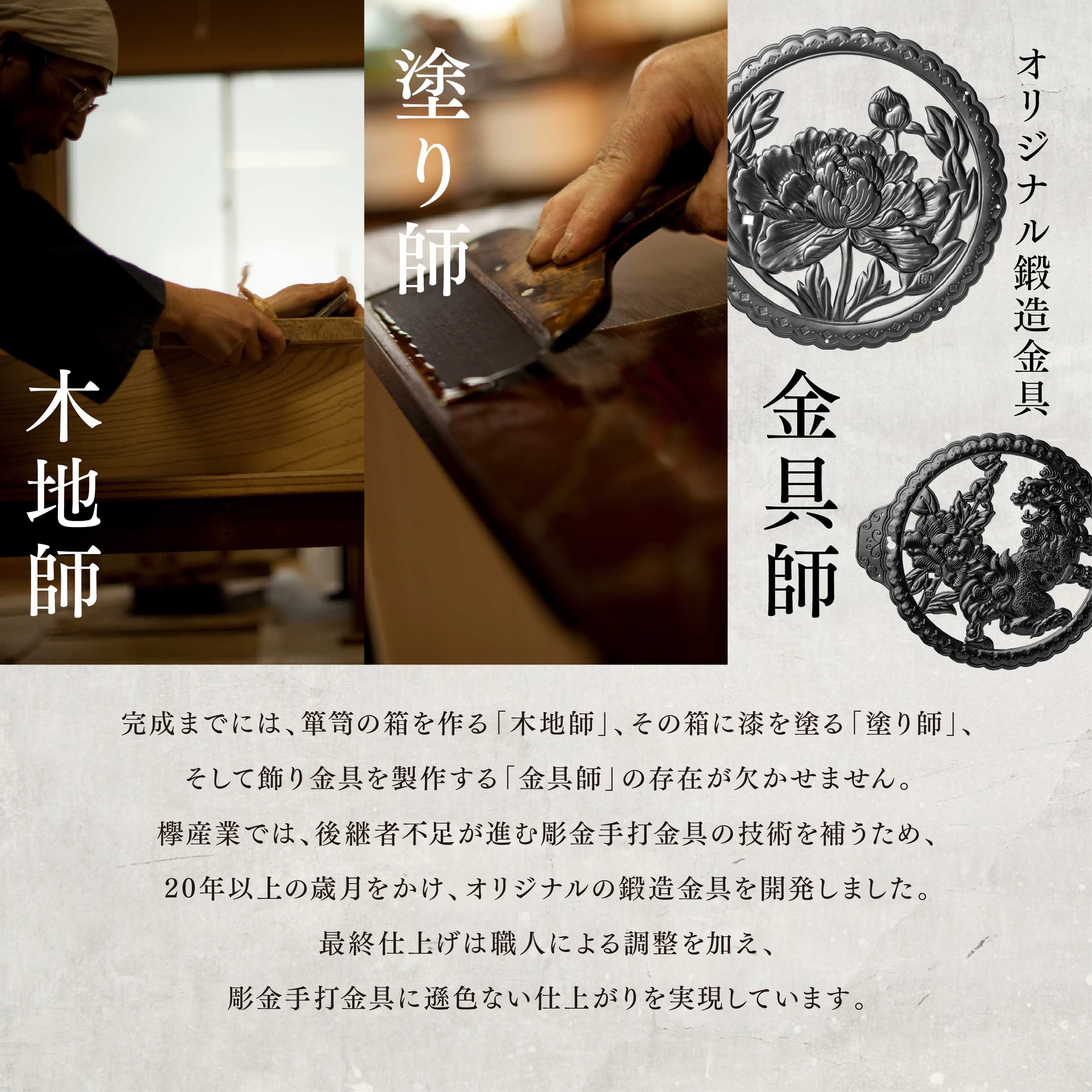 仙台仏壇20号 木地呂漆調 KHB-568D 特選仏具Aセット(モダン