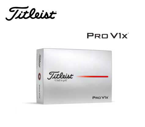 タイトリスト PRO V1x ローナンバー 2025年モデル ダースボール [ホワイト]