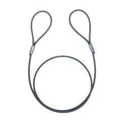 JISロック止ワイヤー ロープ径18mm × 長さ1m(～6m) アイ長320mm