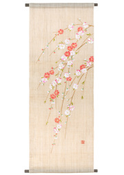 手染め麻タペストリー [京都洛柿庵オンラインショップ]