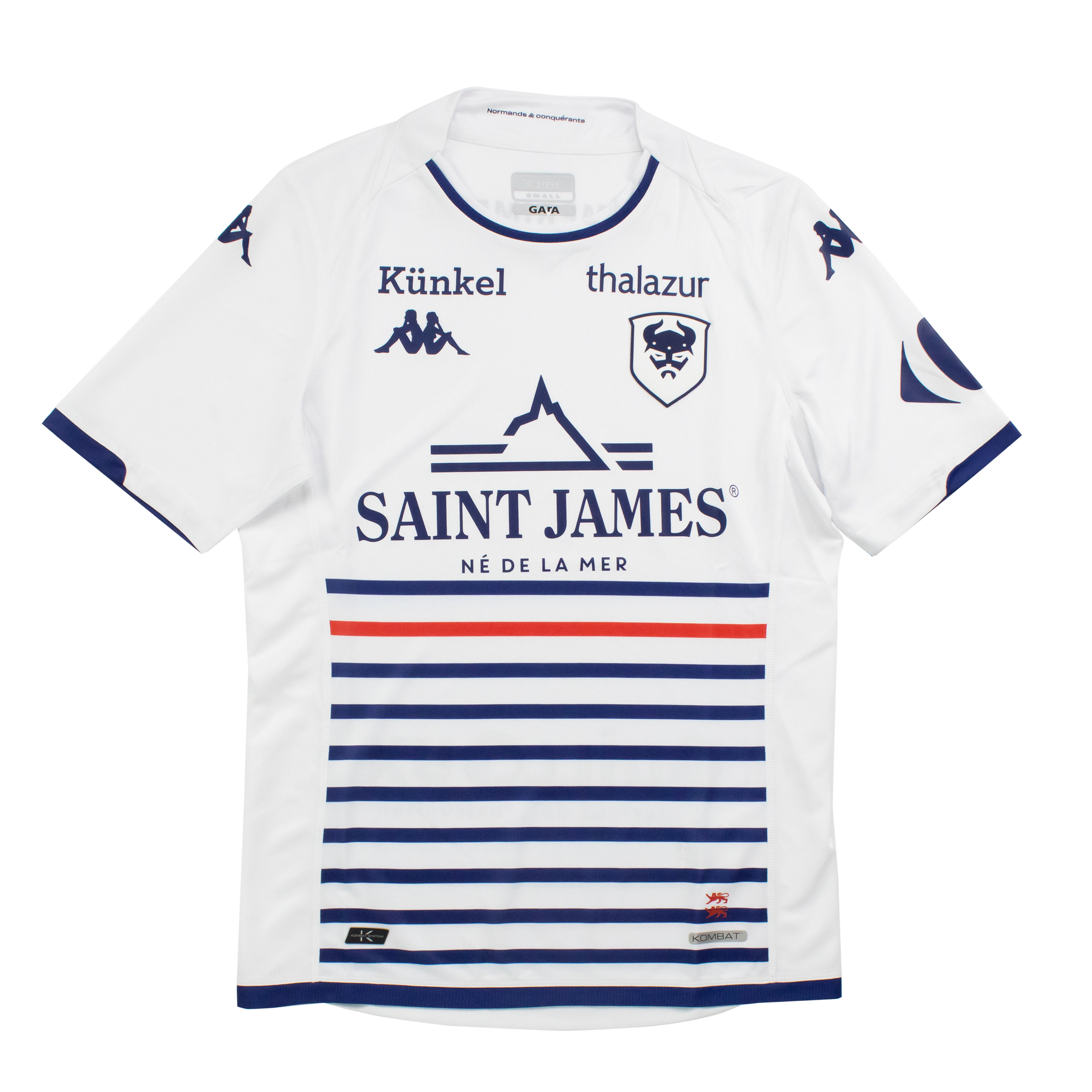 SM Caen by Kappa ユニフォーム［白/ネイビー］：セントジェームス