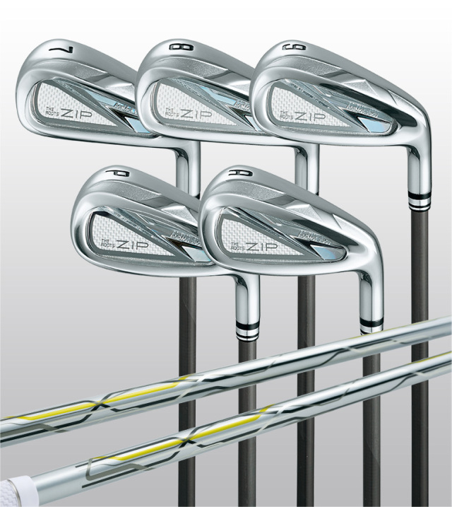 ザ・ルーツZIPアイアン単品（＃6、#7、＃8、＃9、PW、AW、GW、SW