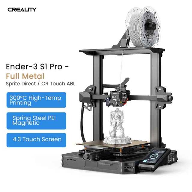 Creality3D Ender-3 S1 Pro 3Dプリンター （CR タッチ自動レベリング