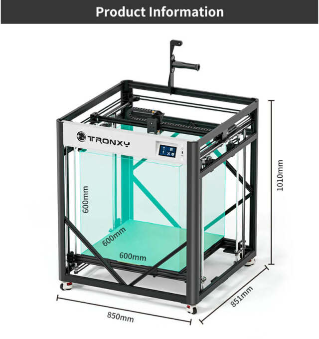 Tronxy VEHO 600 PRO V2 大型ダイレクトドライブ 3D プリンター