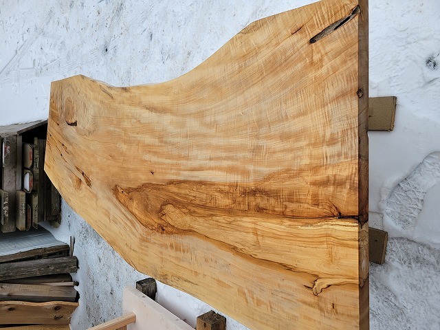 TCH-01 トチノキ（栃ノ木）一枚板 約2000×40×570～700～750mm