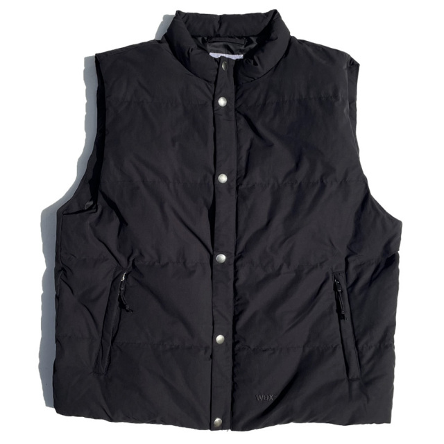 WAX(ワックス) / 中綿ベスト / URBAN VEST II - BLACK / WX-0466