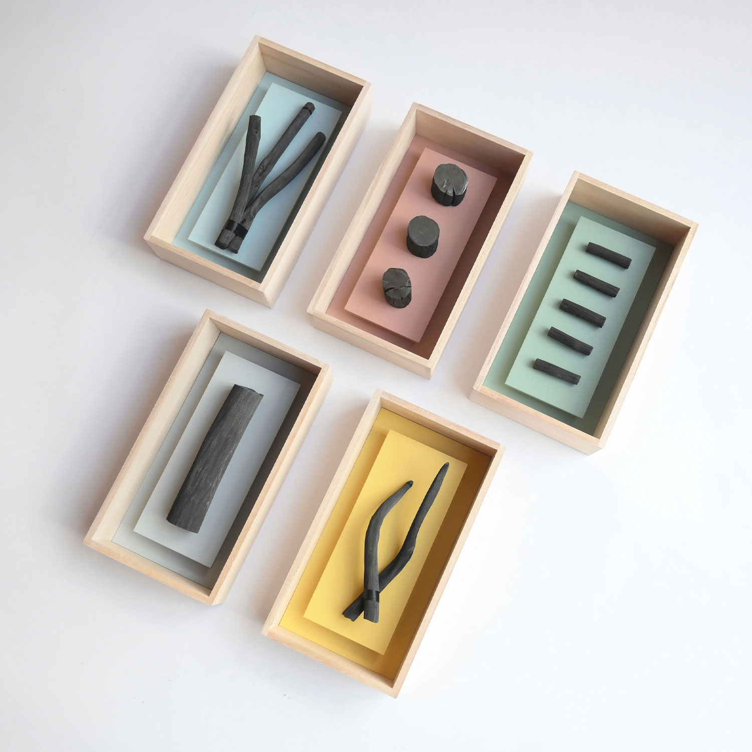 Charcoal Art Box [備長炭オブジェ] /【備長炭専門店】銀座紀州備長炭