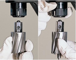 ジェットブローチ ワンタッチタイプ 穴あけ機用 日東工器 JB 17×25L