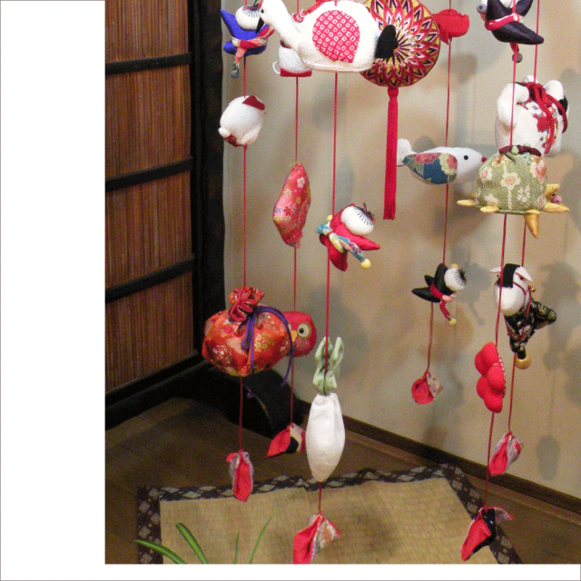 特大」 ちりめん・縮緬・縁起輪飾り・さげもん・つるし飾り・つるし雛