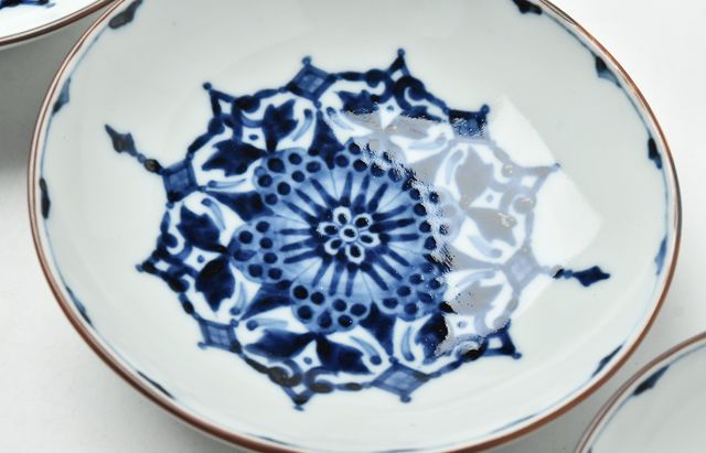 岩永浩 更紗楕円文楕円皿 ｜ 暮らしのうつわ花田 和食器 通販