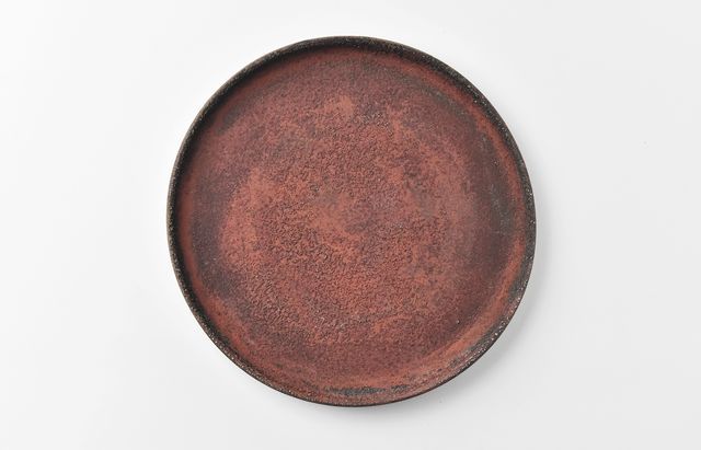 野口悦士 209 赤錆 平鉢 ｜ 暮らしのうつわ花田 和食器 通販