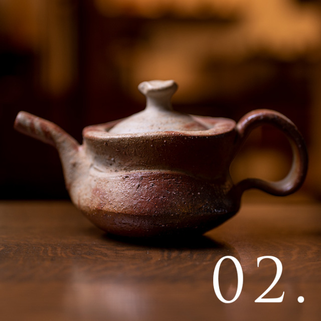 備前焼TEAPOT（CR-061） 作家「クリストファーレイヴェンホール」