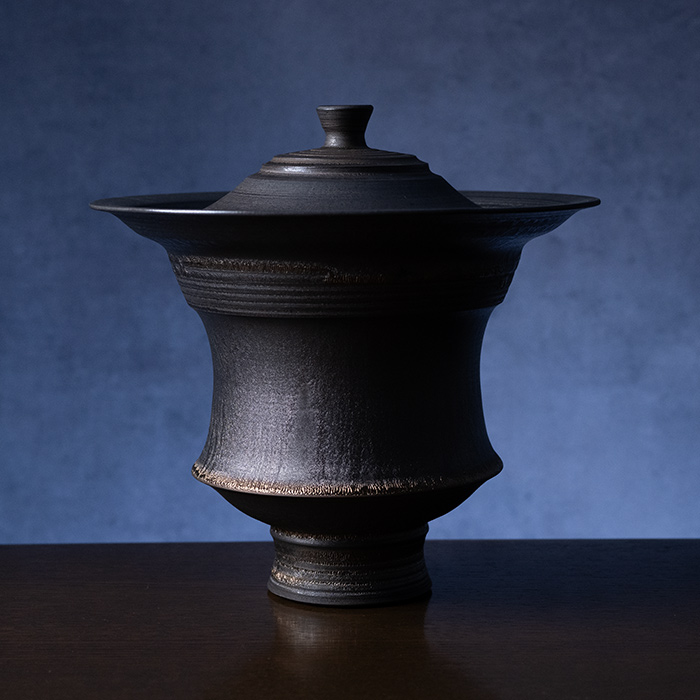 インテリア | 黒鳴壺 (MOT-020) 作家「田中元将」