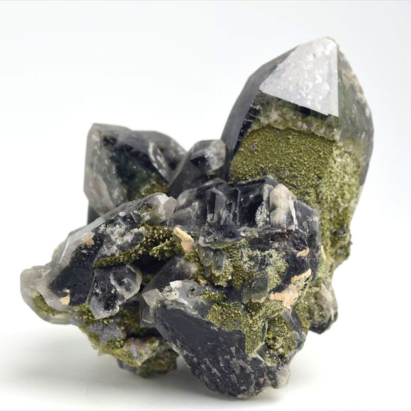 天然黒水晶 モリオンクラスターを卸価格で販売中 最強の魔除け石｜原石