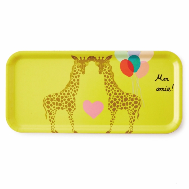 Emelie Ek Design｜キリン 白樺木製トレー（スウェーデン）