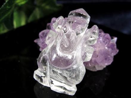 ☆特選オンリー1☆夢を叶える象【万能の石♢ヒマラヤ水晶極上手彫り