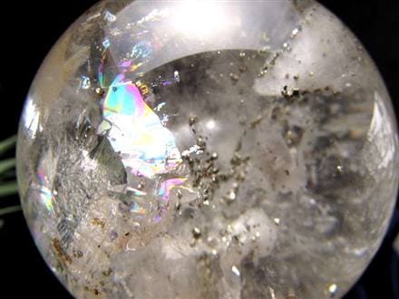 究極の逸品!!】◇希少スフィア◇透明感抜群！◇虹入り！◇輝く迫力の