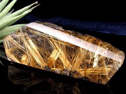 黄金針の衝撃】☆太陽放射針×極上透明☆金運爆上げ確定のインテリア