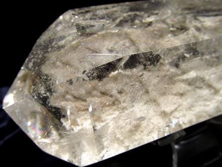 ◇希少なホワイトガーデン！◇透明度抜群！希望と幸運を呼ぶ虹&貫入