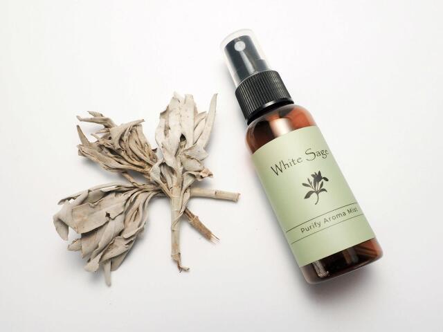 ◇ホワイトセージ 浄化アロマミストスプレー◇スマッジングミスト