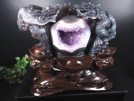 ☆超巨大！☆騰龍千禧(とうりゅうせんき)☆大吉開運！笑口アメジスト