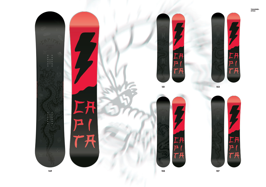 キャピタ（CAPiTA）【THUNDERSTICK】 17-18スノーボード 2018年 | 横浜