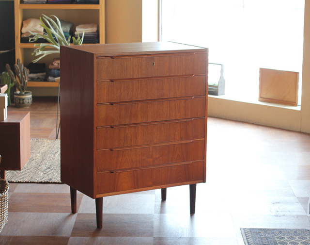 デンマーク ヴィンテージ チェストチェスト H950 W740 北欧家具 中古家具