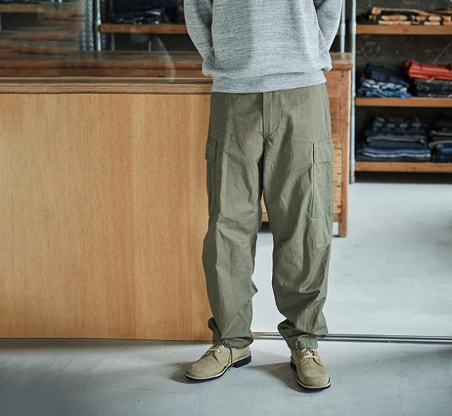 orslow オアスロウ VINTAGE FIT 6P CARGO PANTS ヴィンテージフィット6