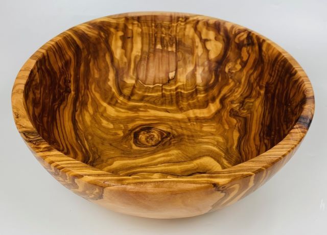 オリーブの木の食器オリーブウッド：サラダボウル30cm販売、通販