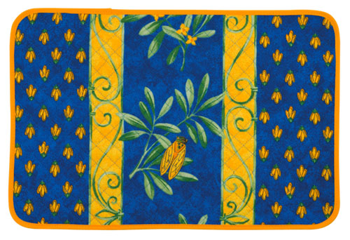 プロバンス柄：☆：ランチョンマット、ランチマット、プレイスマット