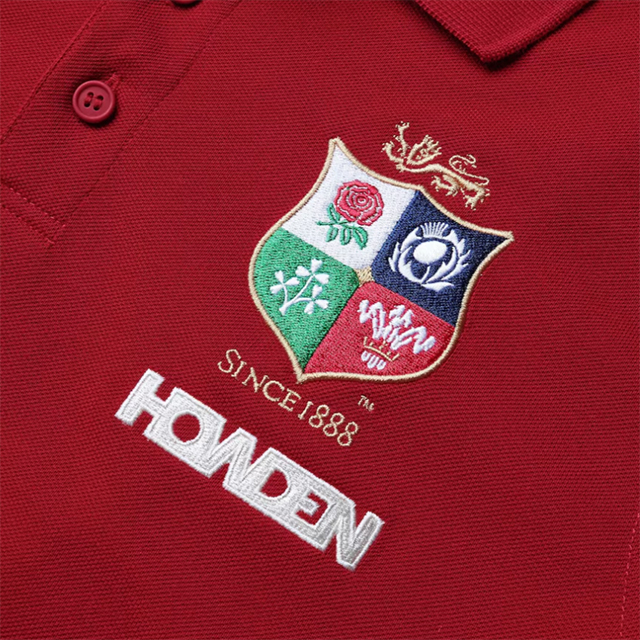 British & Irish Lions 2025 PIQUE ポロシャツ レッド