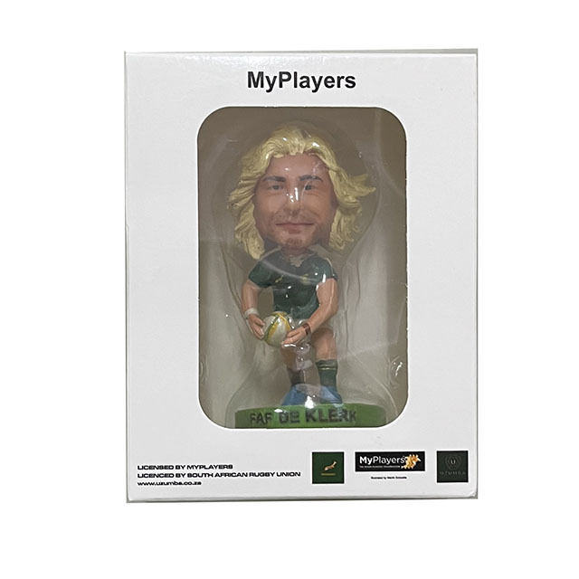 南アフリカ代表 スプリングボクス ボブルヘッド ファフ・デ・クラーク