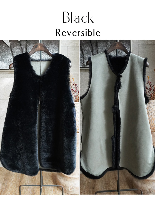 リバーシブルフェイクムートンジレ(415-47878)