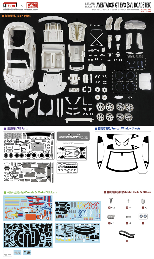KITBOX / PZYmodel 1/24 レジンキット LB ワークス シルエット