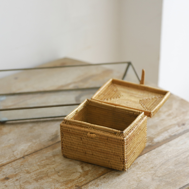 長方形蓋付き ハイサイズ (BOX361) Rosily(ロージリー) バリ島 アタ