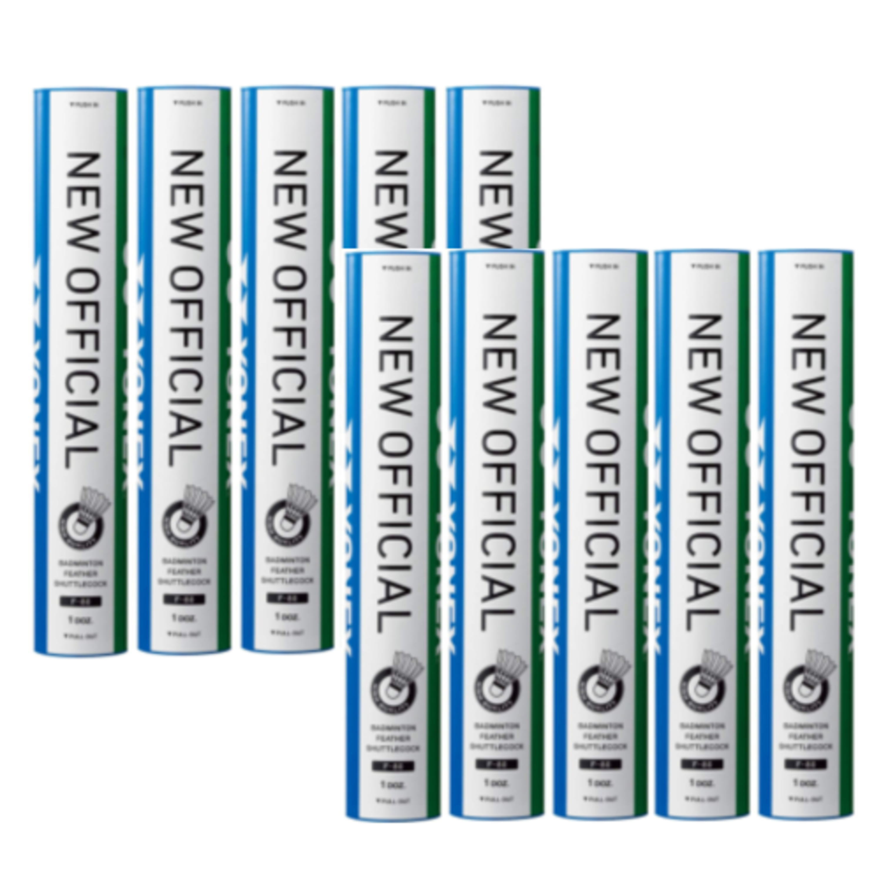 YONEX シャトルコック ニューオフィシャル/New Official［120球/10