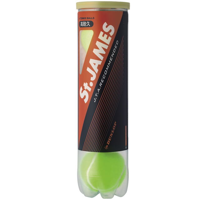 ダンロップ テニスボール セントジェームス（4個入缶）15缶/1箱