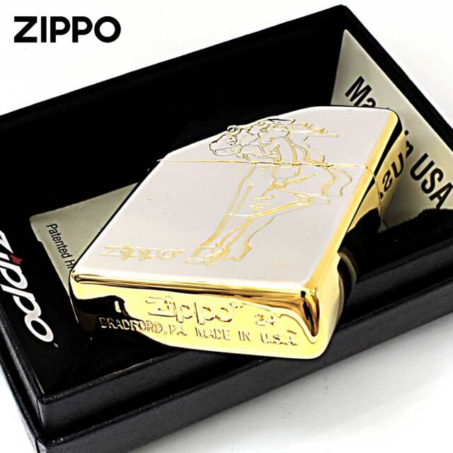Zippo ジッポー クラシカル ウインディ Windy シルバー ゴールド