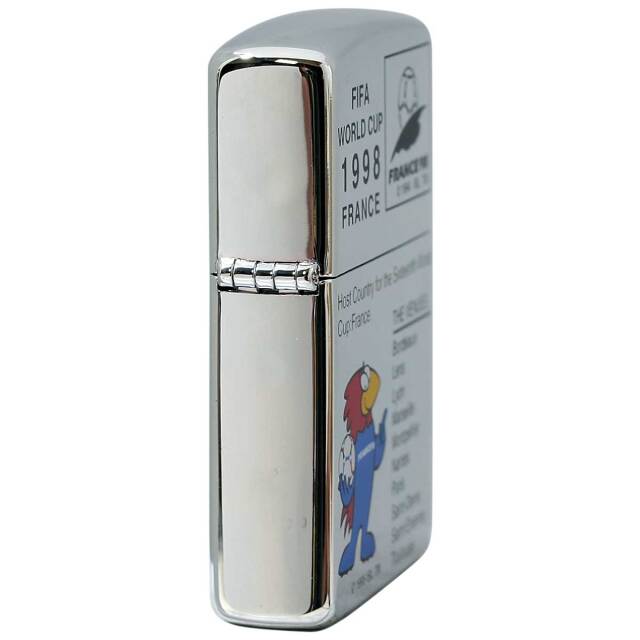 絶版/ヴィンテージ Zippo ジッポー 中古 1997年製造フランスFIFA
