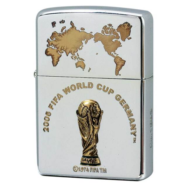 絶版/ヴィンテージ Zippo ジッポー 中古 2005年製造2006年ドイツFIFA