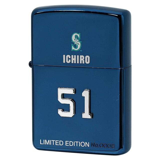 絶版/ヴィンテージ Zippo ジッポー 中古 2003年製造MARINERSイチロー51