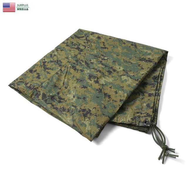 米軍 U.S.M.C. REVERSIBLE FIELD TARP リバーシブル タープ 米軍放出品