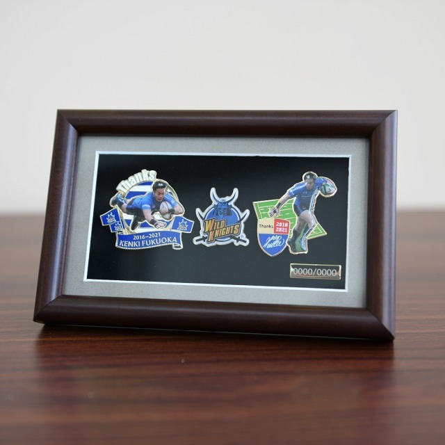 福岡堅樹】スペシャルピンズセット （シリアルナンバープレート付き）